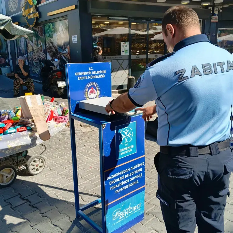 Germencik Perşembe Pazarı’nda Etiket ve Tartı Denetimi